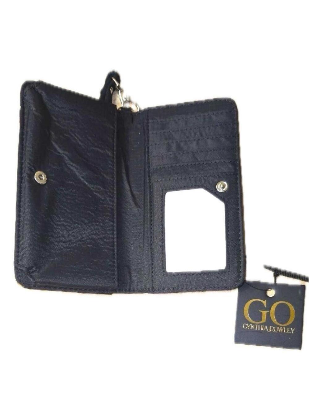 GO Cynthia Rowley Purple and Black Cosmic Clutch, Phone Case & Card Holder, NWT - Picture 2 of 3